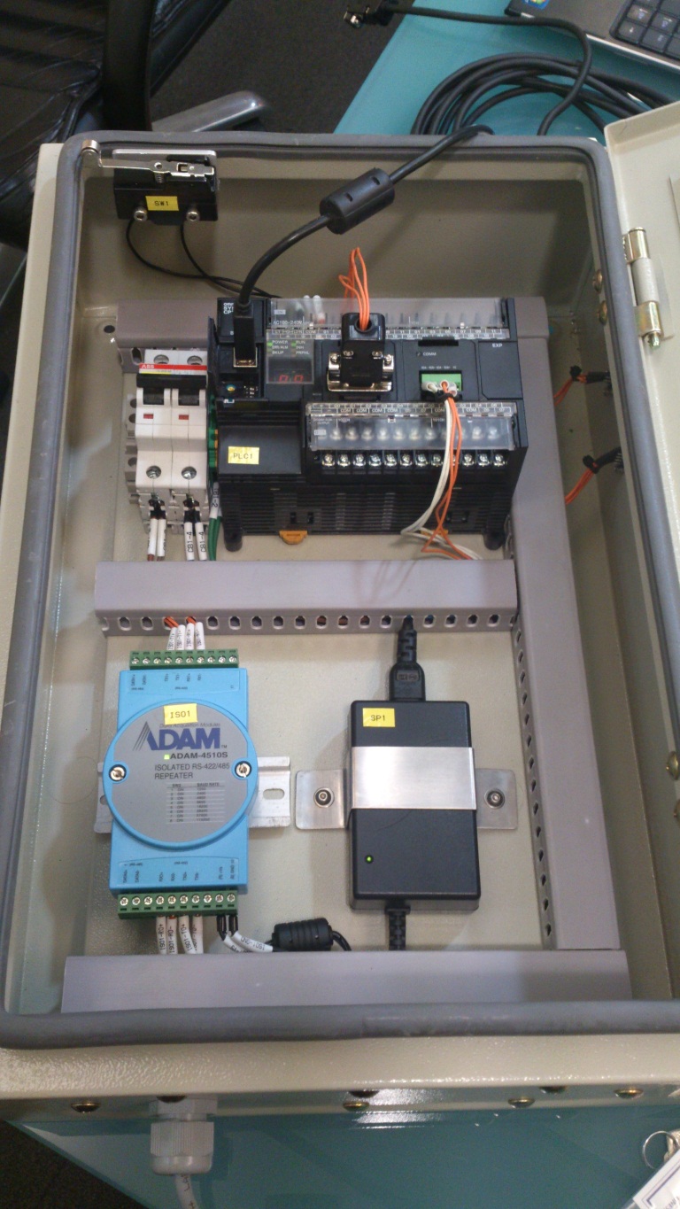 Inside PLC Cabinet
